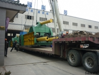 Y81T-4000 metal baler send to Negeria